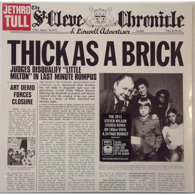 Thick As A Brick  (50th Anniversary Edition.)