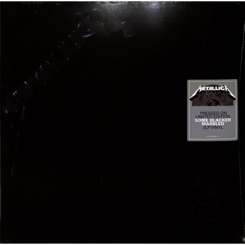 Metallica (The Black Album) Clear with Black Marble (Some Blacker Marbled)