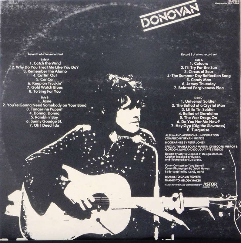 The Donovan File Just For The Record