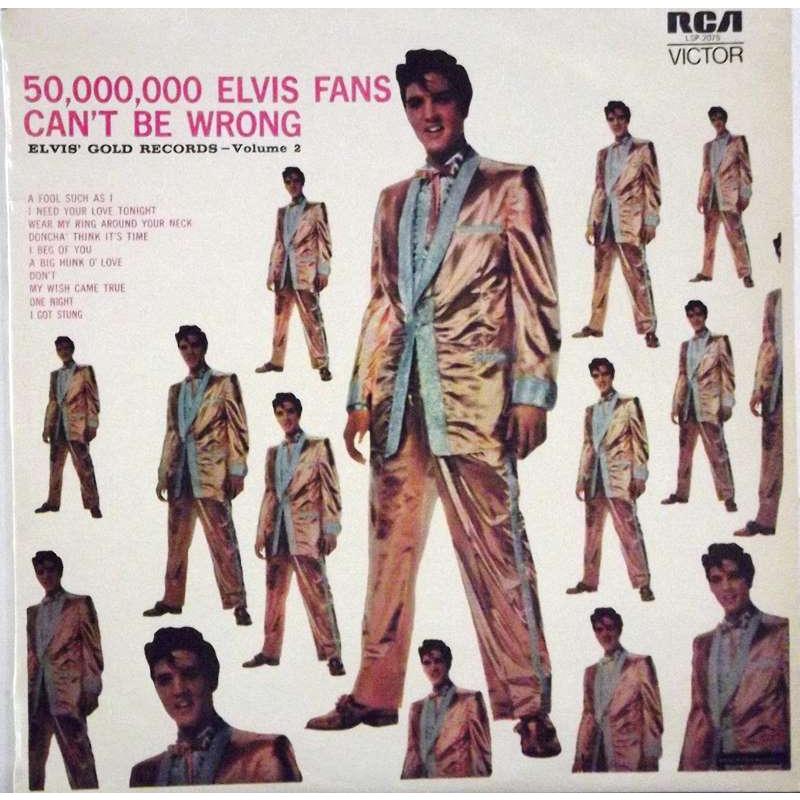 50,000,000 Elvis Fans Can't Be Wrong (Elvis' Gold Records, Vol. 2) 