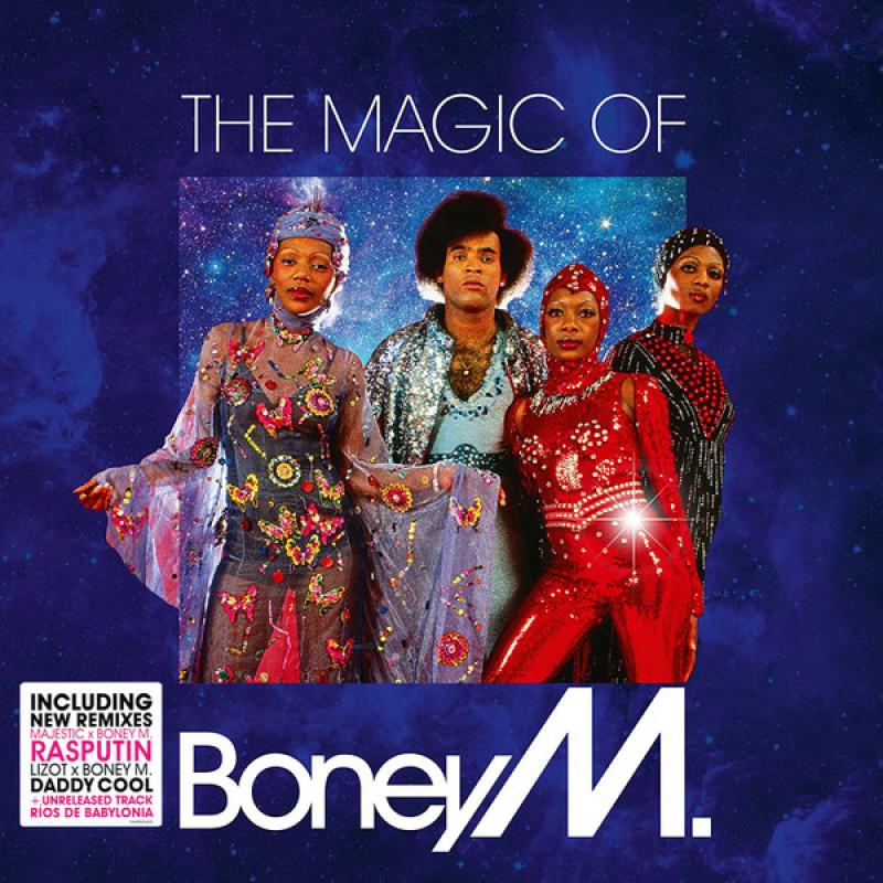 The Magic Of Boney M. (Special Remix Edition) Magenta Transparent & Blue Transparent vinyl.