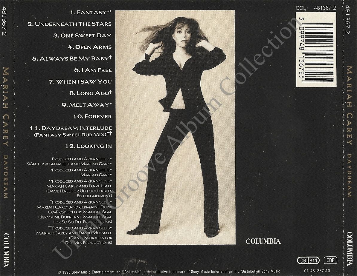 Mariah Carey Daydream Album Covers